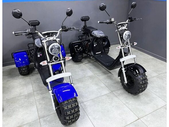 Трехколесный электроскутер Minako Rex